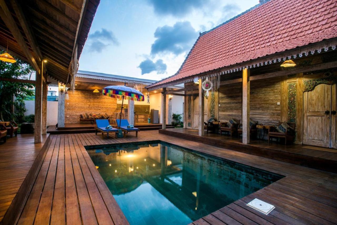 Canggu Paradise:Private House/Room Apple Near Pool エクステリア 写真