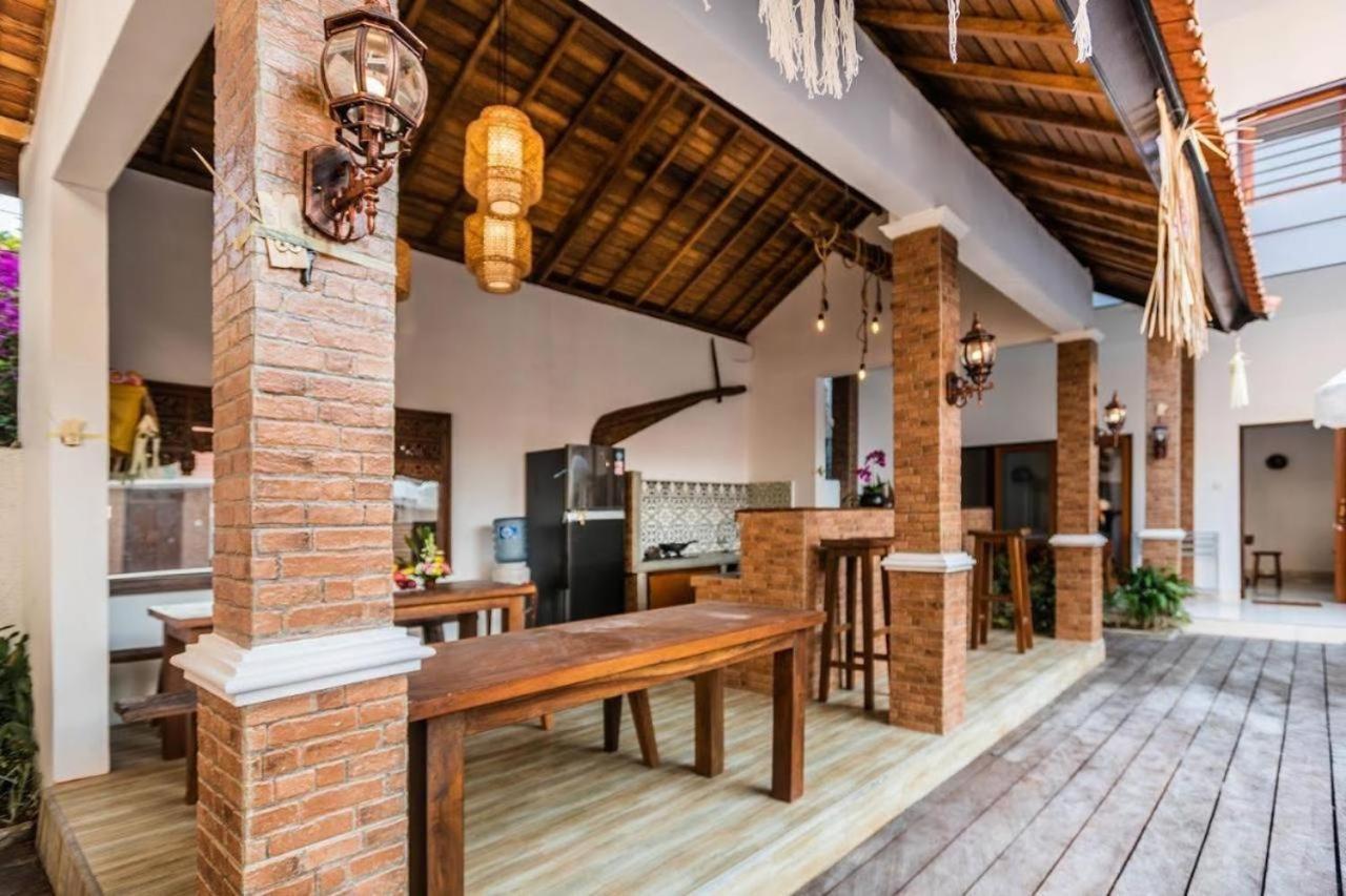 Canggu Paradise:Private House/Room Apple Near Pool エクステリア 写真