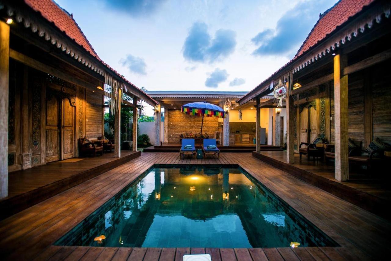 Canggu Paradise:Private House/Room Apple Near Pool エクステリア 写真